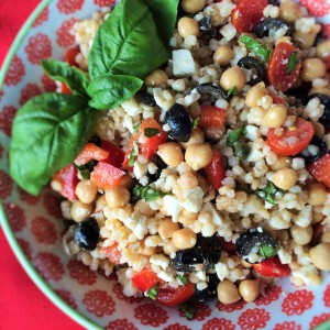 Couscous Salad with Feta and Chickpeas