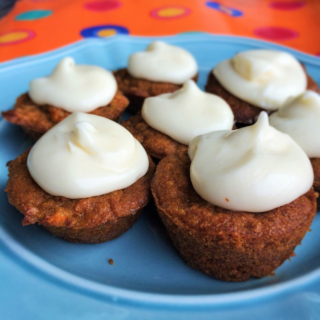 Carrot Cake Bites with Cream Cheese Frosting