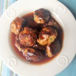 Chicken Meatballs with Orange Sweet 'n Sour Sauce