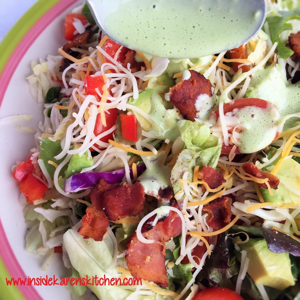 Chopped Southwestern Salad with Cilantro Lime Ranch Dressing 1