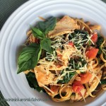 One-Pot Pasta with Chicken and Spinach