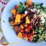 Roasted Vegetables and Feta Quinoa Bowl