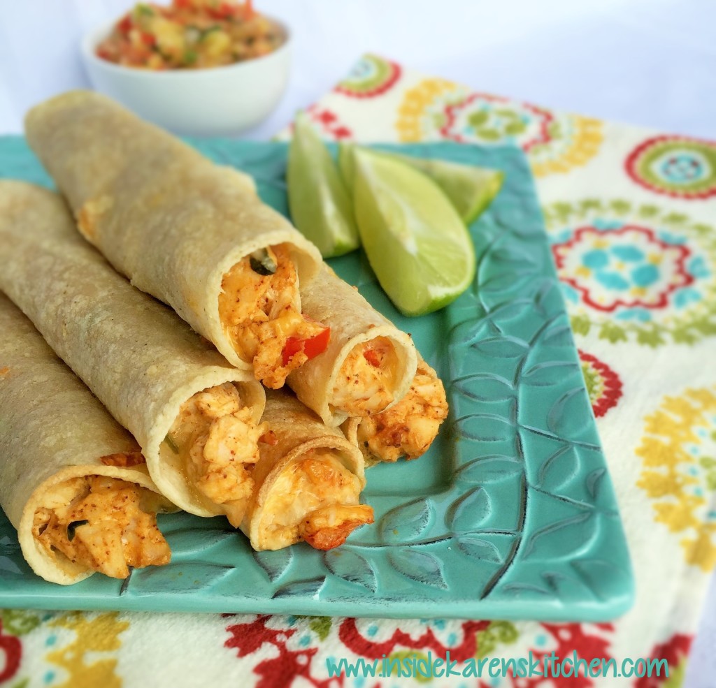 Baked Cheesy Chicken Taquitos 3