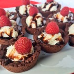 Brownie Cups with Vanilla Bean Ice Cream 2
