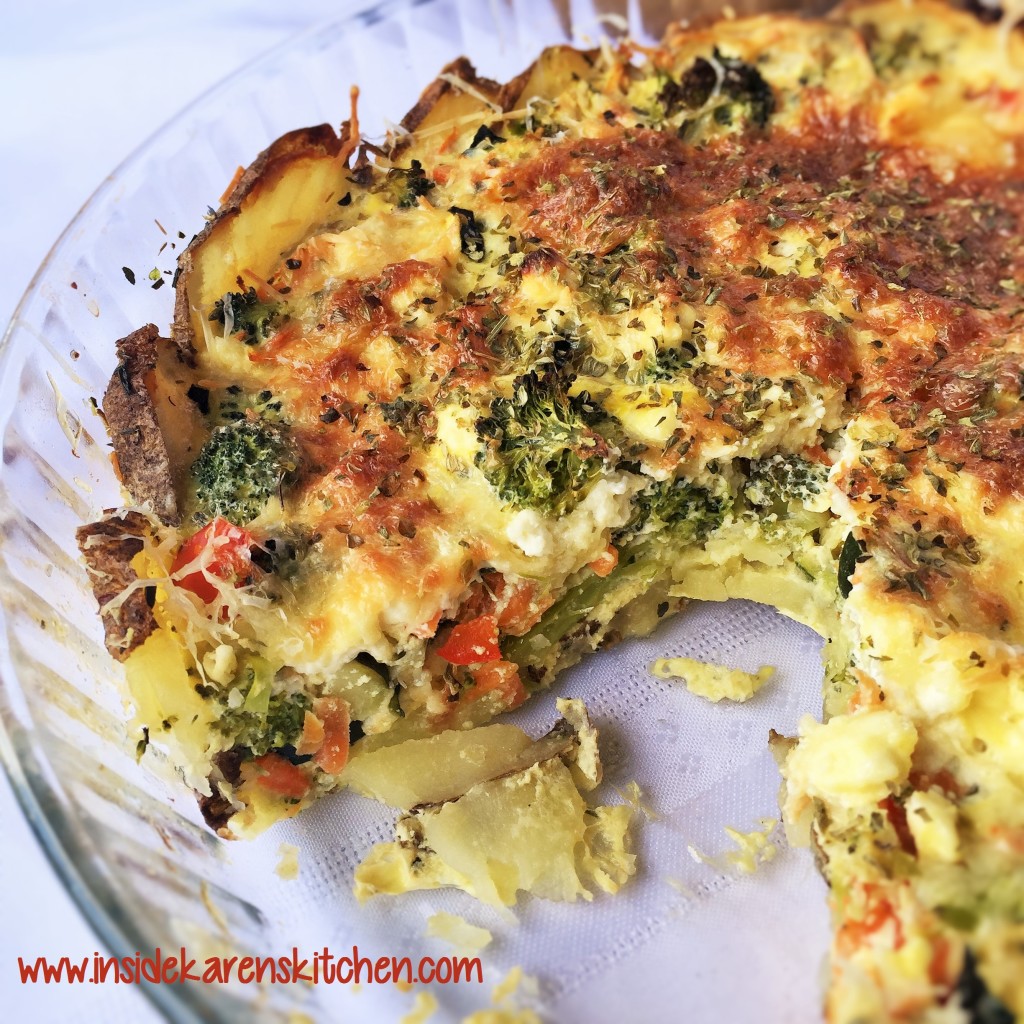 Potato-Crusted Summer Vegetable Quiche 4