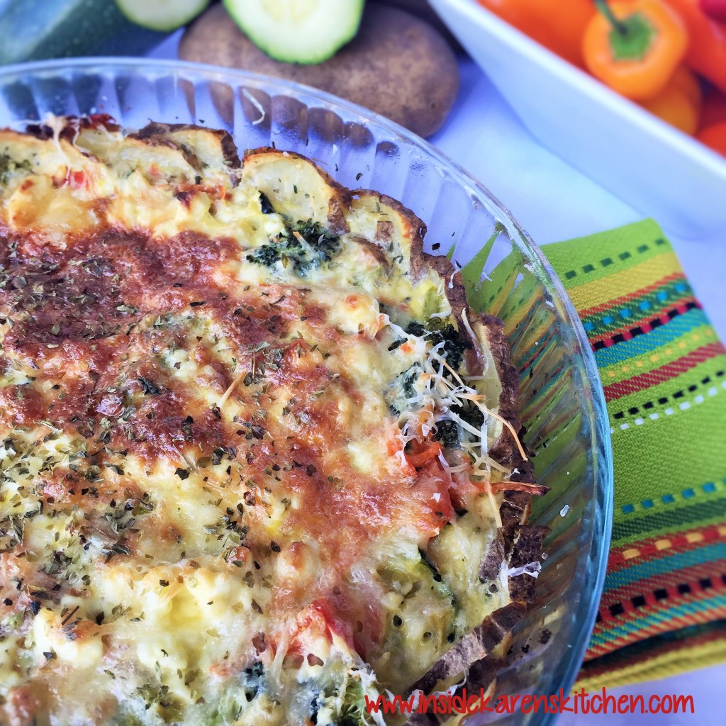 Potato-Crusted Summer Vegetable Quiche 5