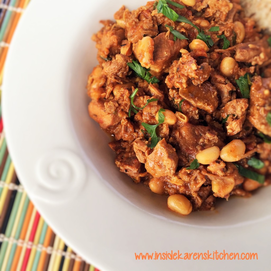 Slow Cooker Pork and White Beans 3