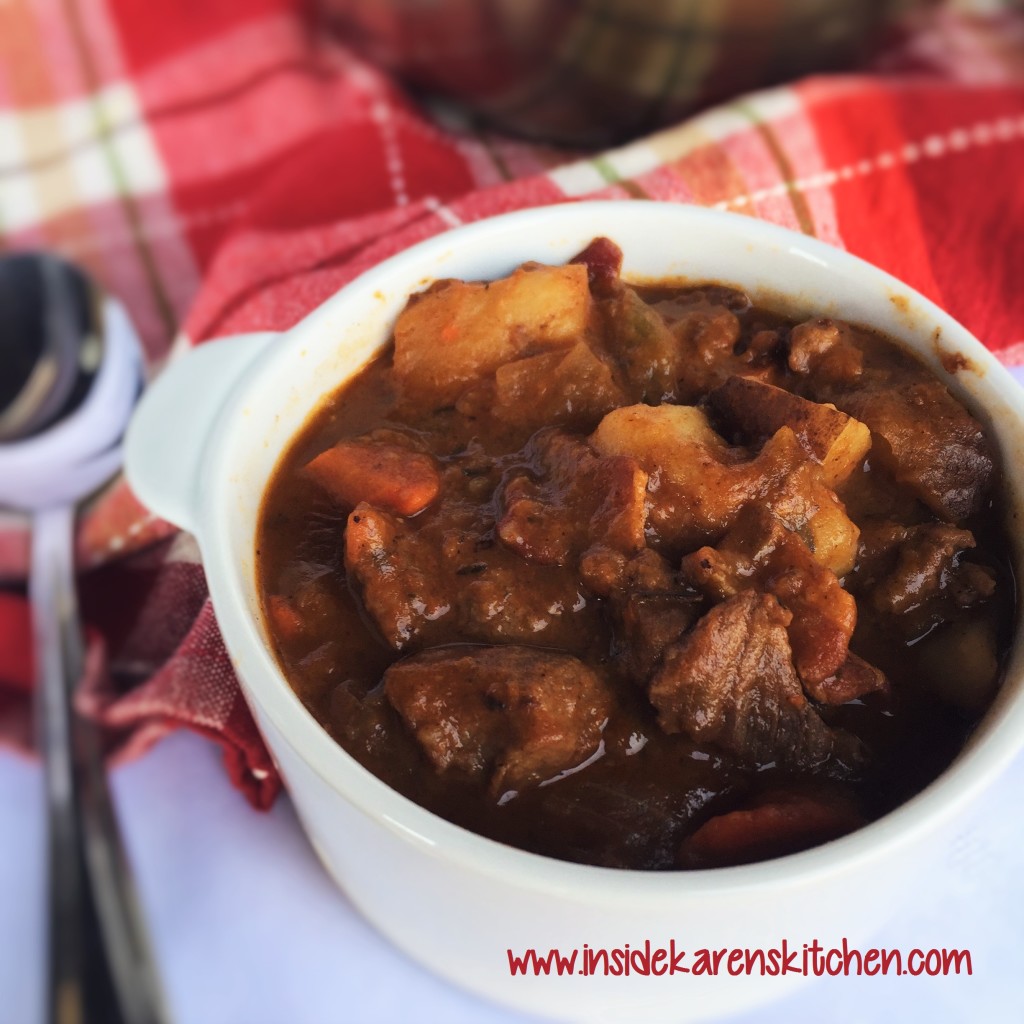 Farmhouse Beef and Bacon Stew