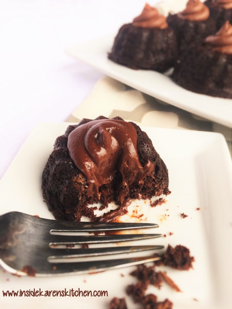 Double Chocolate Mini Bundt Cakes 3