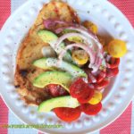Grilled Chicken with Tomato Avocado Salad 1