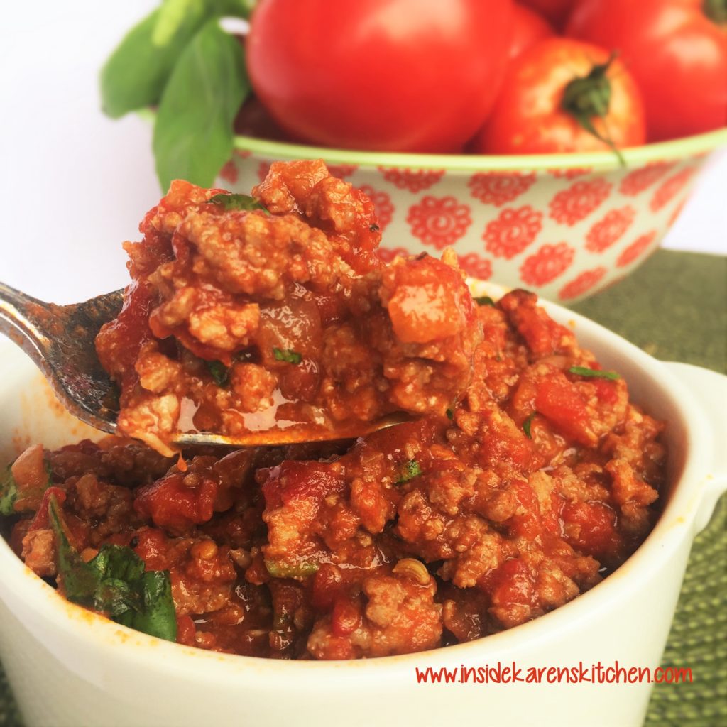 Fresh Tomato Beef and Sausage Marinara Sauce