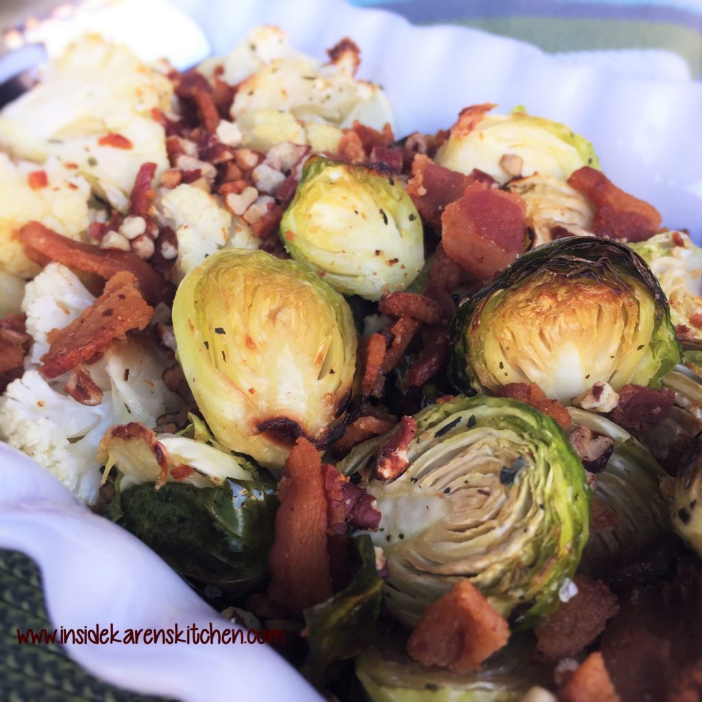 roasted-brussel-sprouts-and-cauliflower-with-toasted-pecans-and-bacon-2