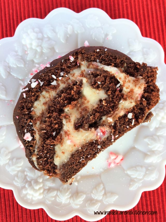 Peppermint Chocolate Cake Roll – Karen Mangum Nutrition